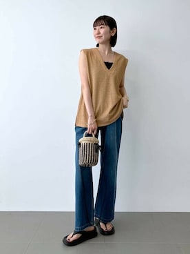 SALOON STAFFさん（レディース・163cm）の夏コーディネート