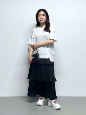 SALOON STAFFさん（レディース・155cm）の夏コーディネート