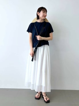 SALOON STAFFさん（レディース・163cm）の夏コーディネート