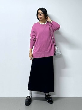 「saloon（サルーン）のアイテム（アクセサリー）」を使った、SALOON STAFFさん（レディース・150cm）の夏コーディネート