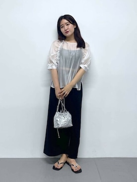 SALOON STAFFさん（レディース・155cm）の夏コーディネート