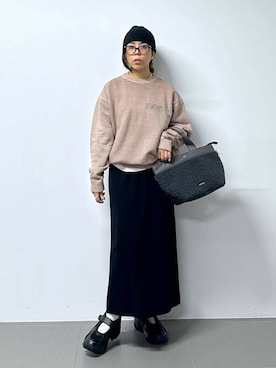 「saloon（サルーン）のアイテム（アクセサリー）」を使った、SALOON STAFFさん（レディース・150cm）の夏コーディネート