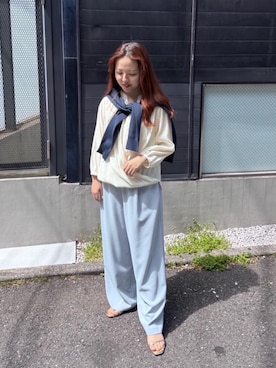 「le.coeur blanc（ルクールブラン）のアイテム」を使った、moyuさん（レディース・150cm）の春コーディネート