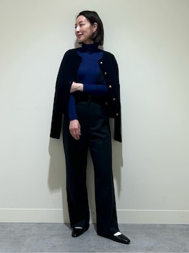 「FABIO RUSCONI（ファビオルスコーニ）のアイテム」を使った、ayaさん（レディース・156cm）の冬コーディネート