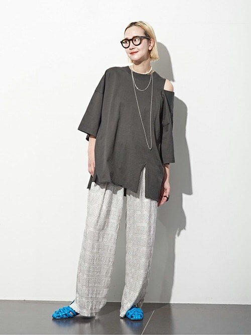 METALLIC GATHERING パンツ（その他パンツ）｜CITYSHOP