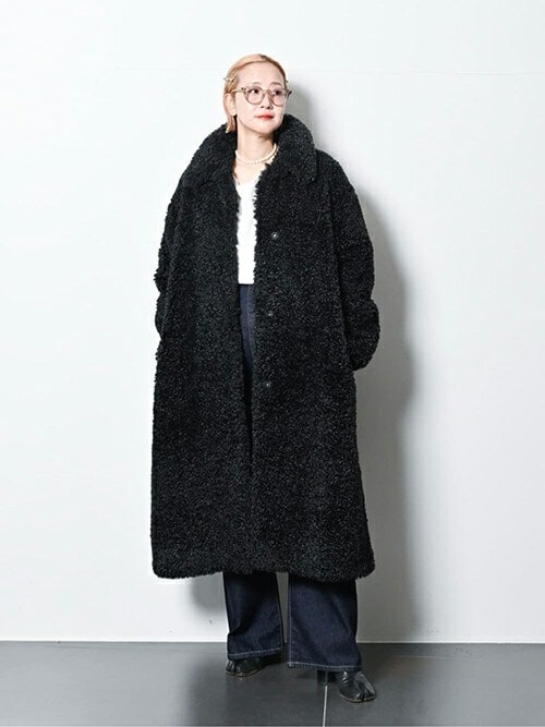 SHEEP FUR LIKE COAT シープファーライクコート