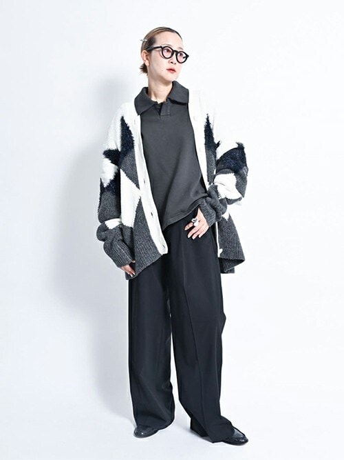 CITYSHOP COLLAR SWEAT TOP：スウェット セール】COLLAR SWEAT TOP：スウェット（スウェット）｜CITYSHOP