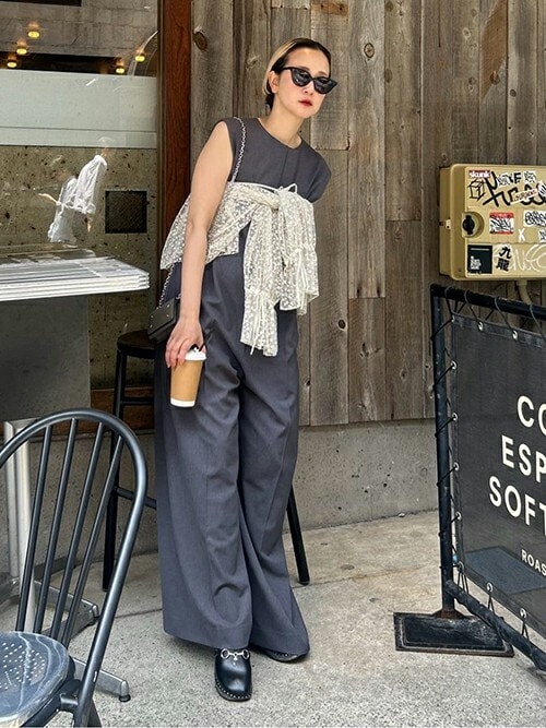 セール】MIOSMOKEY EMB LACE BOLERO 251ST006-A：ブラウス