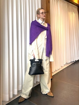 「アイテム（その他シューズ、ベージュ系）」を使った、SAKURAKOさん（レディース・165cm）の秋コーディネート