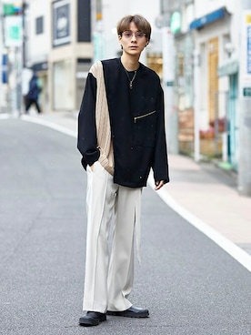 STUDIOUS MENSさん(メンズ・175cm)の冬コーディネート