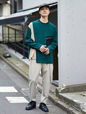 STUDIOUS MENSさん(メンズ・178cm)の冬コーディネート