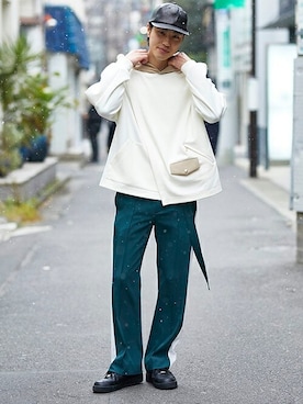 STUDIOUS MENSさん（メンズ・178cm）の冬コーディネート