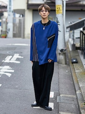 STUDIOUS MENSさん(メンズ・175cm)の冬コーディネート