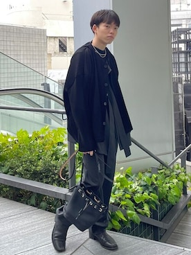 「LiNoH（リノー）のアイテム（ジャケット/アウター）」を使った、STUDIOUS MENSさん（メンズ・165cm）の春コーディネート