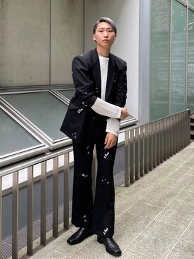 STUDIOUS MENSさん（メンズ・181cm）の春コーディネート