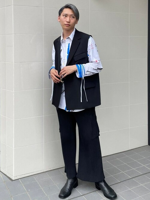 cullni クルニ ダウンベスト CULLNI（クルニ）の「22-AW-017 / Side Open Eco Fur Zip Vest