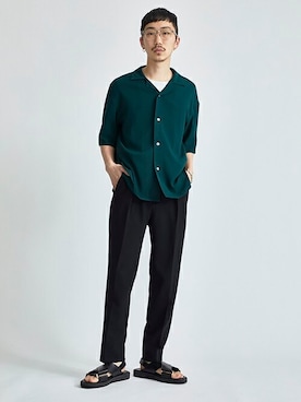 「PADRONE（パドローネ）のアイテム」を使った、STUDIOUS MENSさん（メンズ・171cm）の夏コーディネート