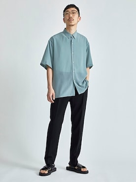 「PADRONE（パドローネ）のアイテム」を使った、STUDIOUS MENSさん（メンズ・171cm）の夏コーディネート