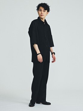 「SHAREEF（シャリーフ）のアイテム」を使った、STUDIOUS MENSさん（メンズ・173cm）の夏コーディネート