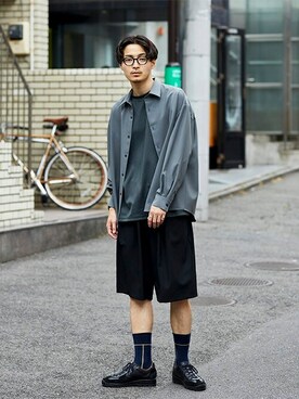 STUDIOUS MENSさん（メンズ・183cm）の夏コーディネート