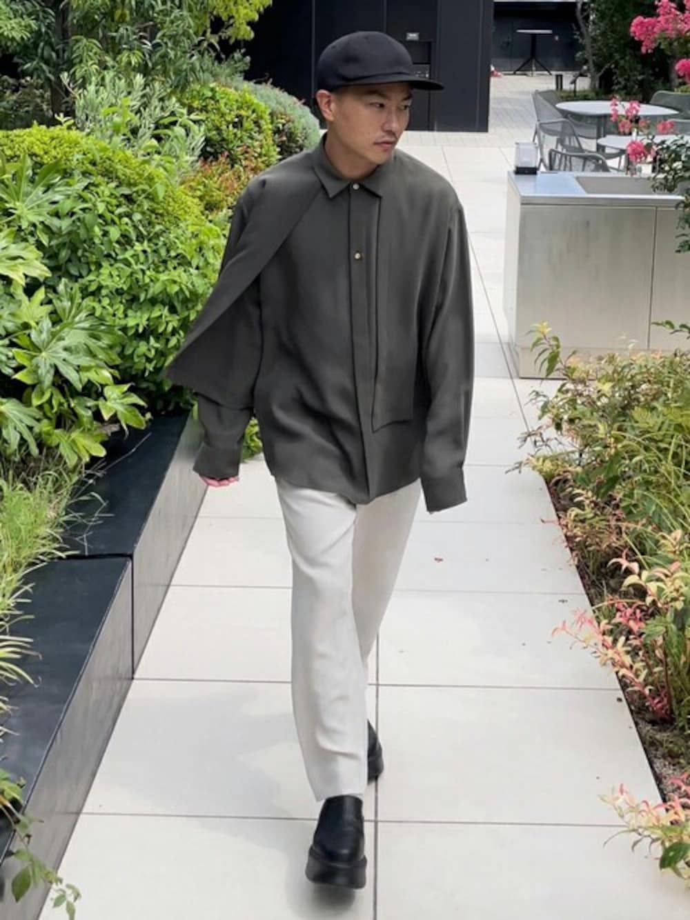 CULLNI（クルニ）の「STUDIOUS別注 BELTED SLACKS（スラックス）」 - WEAR