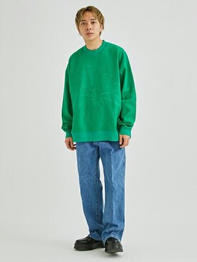 「LiNoH（リノー）のアイテム（ブーツ）」を使った、STUDIOUS MENSさん（メンズ・170cm）の秋コーディネート