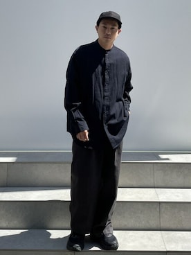 「markaware（マーカウェア）のアイテム」を使った、STUDIOUS MENSさん（メンズ・158cm）の秋コーディネート