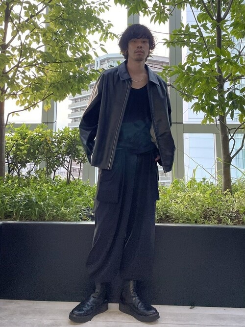 MB 別注 撥水ラム レザーライダース ジャケット STUDIOUS（ステュディオス）の「【MB別注】WATER REPELLENT