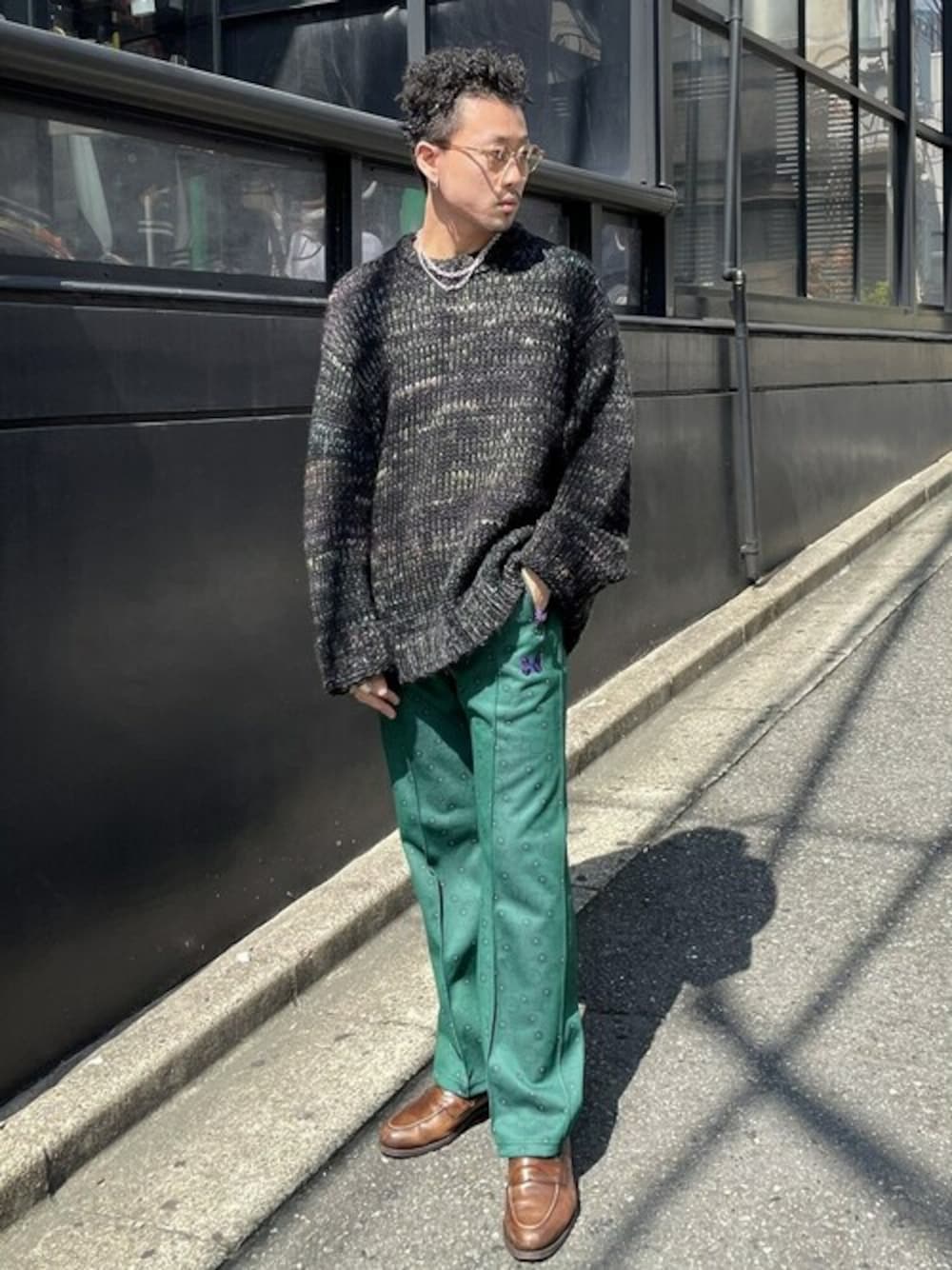 NEEDLES ニードルズ POLY JQ TRACK PANT Mサイズ Track Pant - Poly Jq. ｜ NEEDLES
