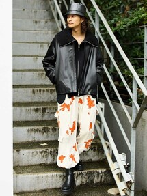 MB別注】WATER REPELLENT LEATHER RIDERS JACKET / 撥水ラムレザー