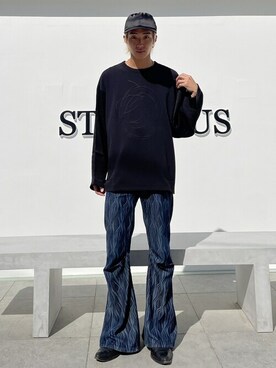 「SHAREEF（シャリーフ）のアイテム」を使った、STUDIOUS MENSさん（メンズ・168cm）の秋コーディネート