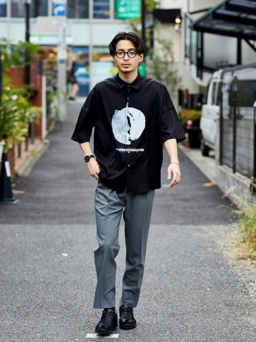 SHAREEF（シャリーフ）の「ABSTRACT APPLE S/S SHIRTS（シャツ