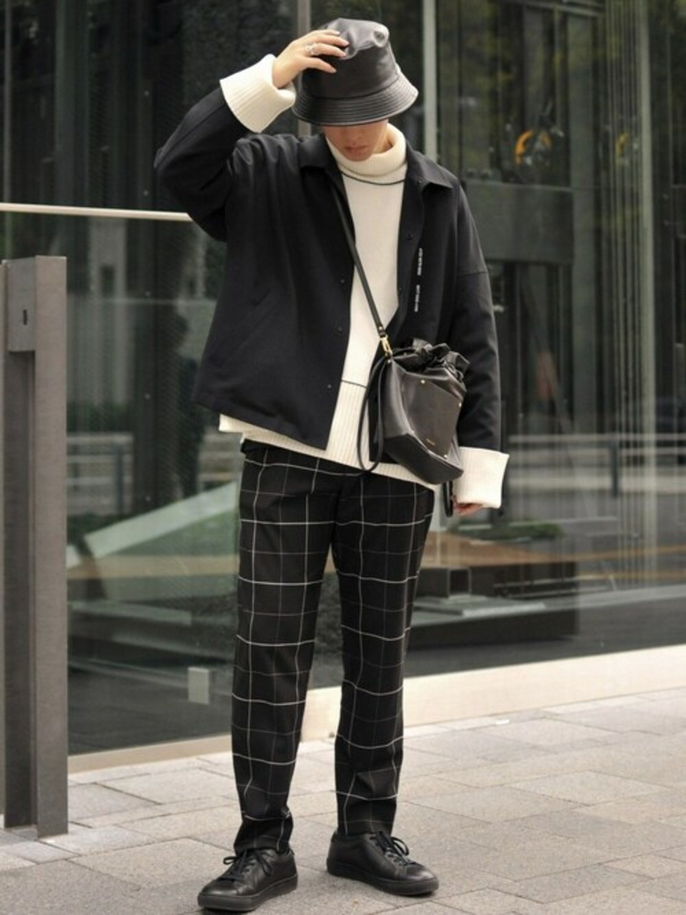 shareef LONG COAT Top gray 1