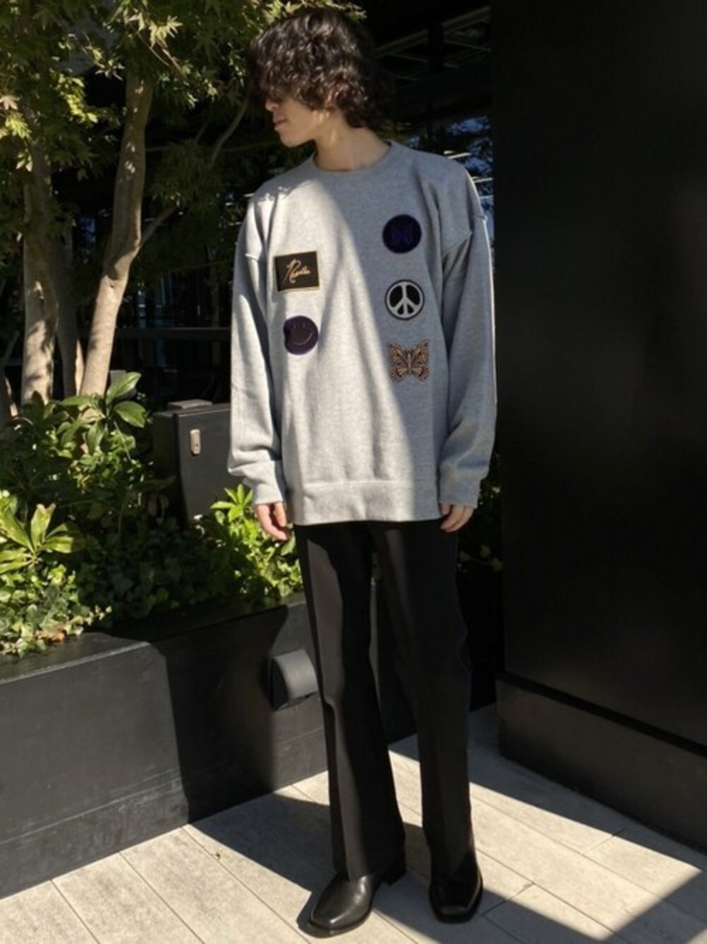 needles studious別注　5iconsスウェット Needles（ニードルス）の「<別注>5ICONS PATCH SWEAT PO（T