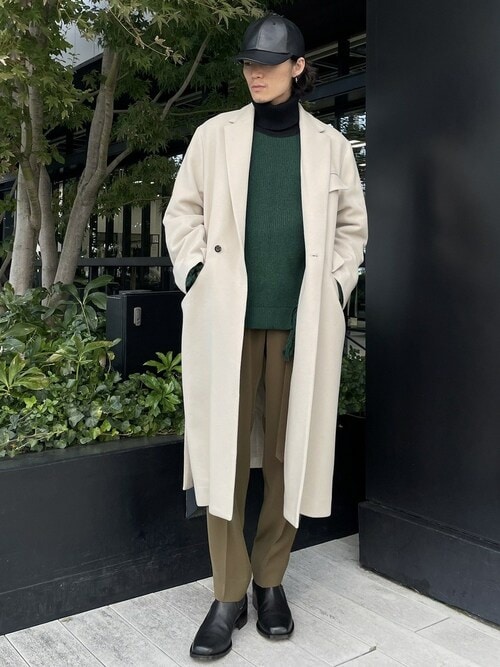CULLNI（クルニ）の「Lamb Wool Melton Chester Long Coat（その他