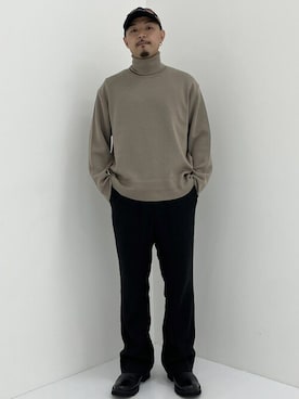 「soe（ソーイ）のアイテム」を使った、STUDIOUS MENSさん（メンズ・168cm）の秋コーディネート
