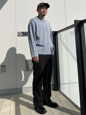 「soe（ソーイ）のアイテム」を使った、STUDIOUS MENSさん（メンズ・168cm）の秋コーディネート
