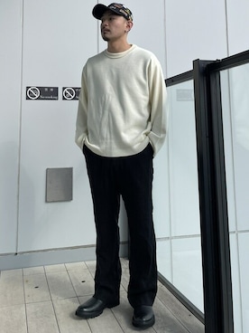 「soe（ソーイ）のアイテム」を使った、STUDIOUS MENSさん（メンズ・168cm）の秋コーディネート