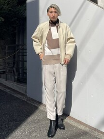 ジャケット・アウター THE RERACS suede MA-1 blouson THE RERACS（ザ・リラクス）の「<別注>ULTRA SUEDE MA-1（その他