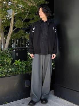 「N.HOOLYWOOD（N.ハリウッド）のアイテム（トップス）」を使った、STUDIOUS MENSさん（メンズ・173cm）の秋コーディネート