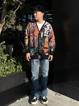 WACKO MARIA（ワコマリア）の「JEAN-MICHEL BASQUIAT / CARDIGAN