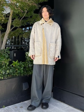 「N.HOOLYWOOD（N.ハリウッド）のアイテム」を使った、STUDIOUS MENSさん（メンズ・173cm）の秋コーディネート