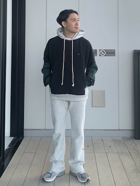 「N.HOOLYWOOD（N.ハリウッド）のアイテム（トップス）」を使った、STUDIOUS MENSさん（メンズ・174cm）の秋コーディネート