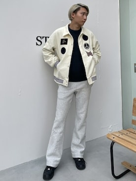 「N.HOOLYWOOD（N.ハリウッド）のアイテム」を使った、STUDIOUS MENSさん（メンズ・181cm）の秋コーディネート