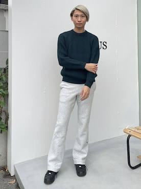 「N.HOOLYWOOD（N.ハリウッド）のアイテム」を使った、STUDIOUS MENSさん（メンズ・181cm）の秋コーディネート