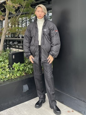 STUDIOUS MENSさん（メンズ・181cm）の冬コーディネート