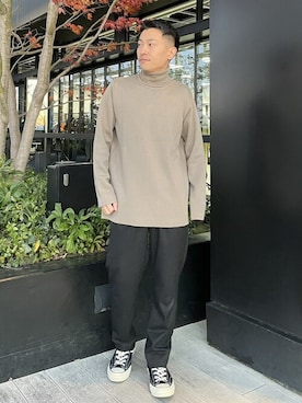 STUDIOUS MENSさん（メンズ・158cm）の冬コーディネート