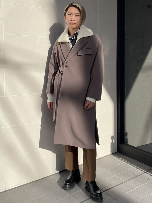 ジャケット・アウター CULLNI Compressed Melton Tie Locken Coat CULLNI Compressed Melton Tie Locken Coat