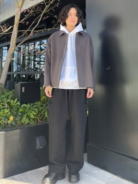 STUDIOUS MENSさん（メンズ・173cm）の冬コーディネート