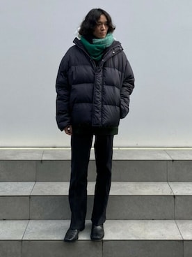 「LiNoH（リノー）のアイテム（ジャケット/アウター）」を使った、STUDIOUS MENSさん（メンズ・173cm）の冬コーディネート